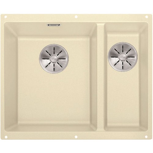 BLANCO SUBLINE 340/160-U jaśmin bez korka automat. lewa komora 523553