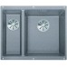 BLANCO SUBLINE 340/160-U alumetalik bez korka automat. komora prawa 523560