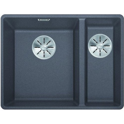 BLANCO SUBLINE 340/160-F Silgranit PuraDur szarość skały z korkiem InFino 523569 BLANCO SUBLINE 340/160-F Silgranit PuraDur szarość skały z korkiem InFino 523569