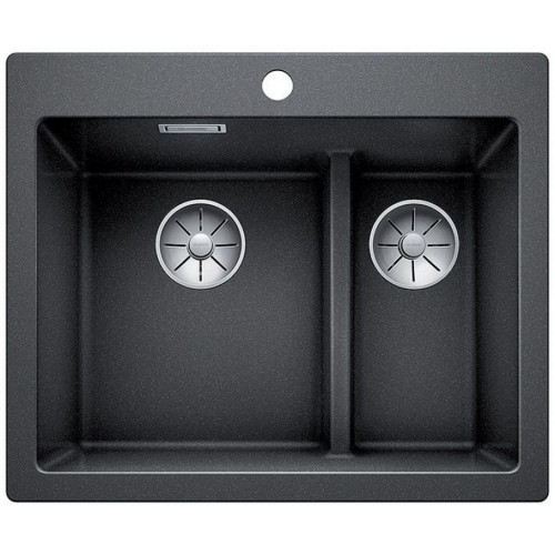 BLANCO PLEON 6 Split Silgranit InFino antracyt z korkiem automatycznym 523696 BLANCO PLEON 6 Split Silgranit InFino antracyt z korkiem automatycznym 523696