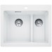 BLANCO PLEON 6 Split Silgranit InFino biały z korkiem automatycznym 523700