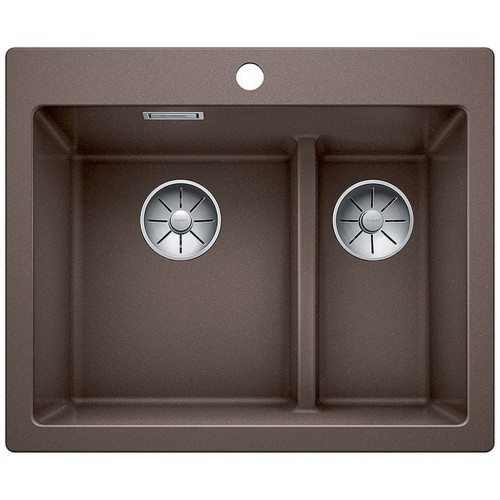 BLANCO PLEON 6 Split Silgranit InFino kawowy z korkiem automatycznym 523705