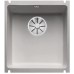 BLANCO SUBLINE 375-U szarość aluminium bez korka aut. z korkiem InFino 523730