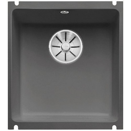 BLANCO SUBLINE 375-U bazaltowy bez korka aut. z korkiem InFino 523731