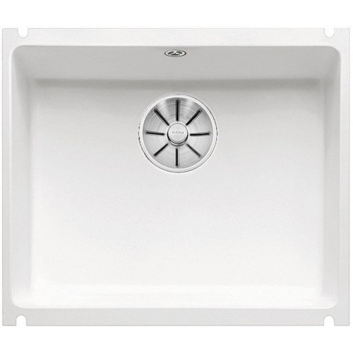 BLANCO SUBLINE 500-U biały połysk bez korka aut. z korkiem InFino 523733 BLANCO SUBLINE 500-U biały połysk bez korka aut. z korkiem InFino 523733