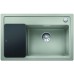 BLANCO ZENAR XL 6S Compact perłowoszary i deską szklaną z kork. aut. prawa komora 523757