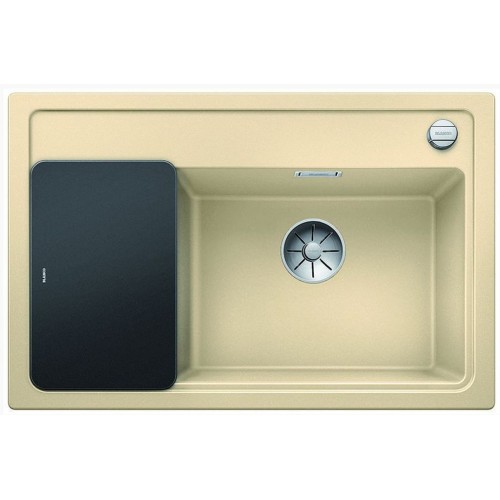 BLANCO ZENAR XL 6S Compact szampan i deską szklaną z kork. aut. prawa komora 523760