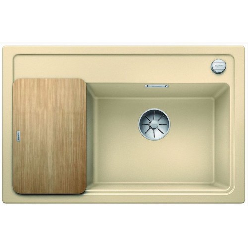 BLANCO ZENAR XL 6S Compact szampan i deską drewnianą z kork. aut. prawa komora 523770