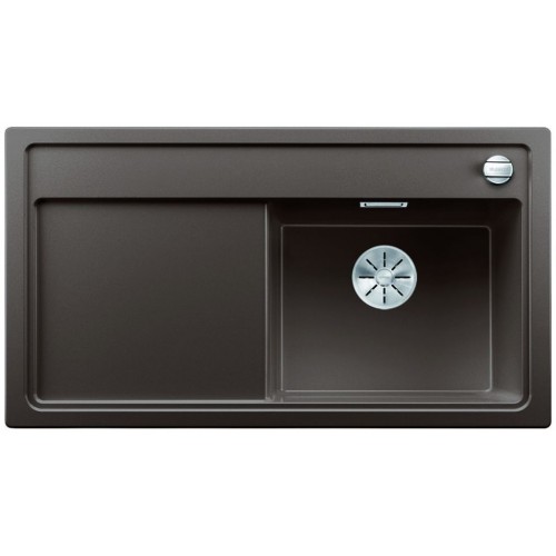 BLANCO ZENAR 5 S-F InFino kawowy z korkiem aut. komora prawa deska szklana 523865