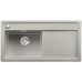 BLANCO ZENAR XL 6 S InFino perłowoszary z korkiem aut. komora lewa deska drewniana 523987
