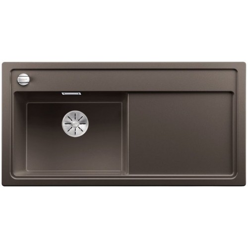 BLANCO ZENAR XL 6 S InFino kawowy z korkiem aut. komora lewa deska drewniana 523993