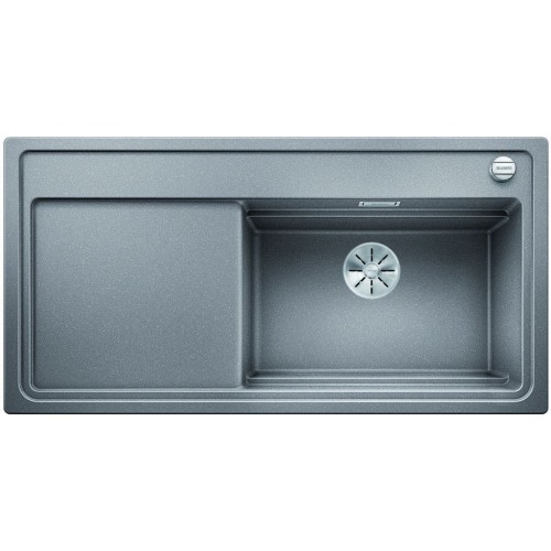 BLANCO ZENAR XL 6 S-F Steamer SystemPlus alumetalik InFino deska szklana 524100