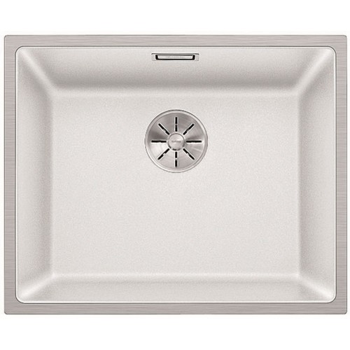 BLANCO SUBLINE 500-IF SteelFrame InFino biały bez korka automatycznego 524110 BLANCO SUBLINE 500-IF SteelFrame InFino biały bez korka automatycznego 524110