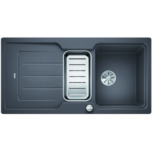 BLANCO CLASSIC NEO 6 S InFino szarość skały z deska korek automatyczny 524118