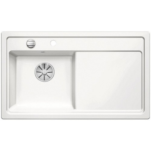 BLANCO ZENAR 45 S InFino biały połysk korek aut. komora lewa 524152 BLANCO ZENAR 45 S InFino biały połysk korek aut. komora lewa 524152