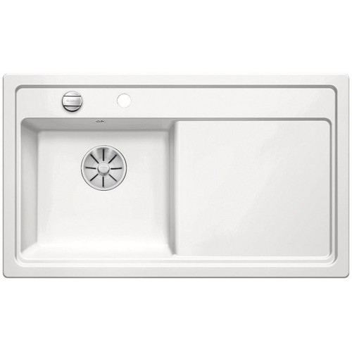 BLANCO ZENAR 45 S InFino ceramika biały mat korek aut. komora lewa 524156