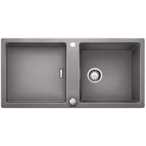 BLANCO ADON XL 6 S Silgranit® zlewozmywak alumetalik z korkiem automatycznym 519619