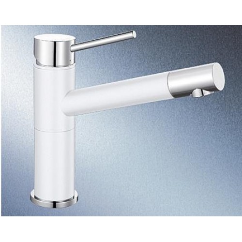 BLANCO ALTA COMPACT bateria kuchenna biała/chrom 515317