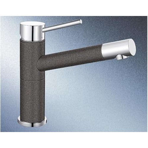 BLANCO ALTA COMPACT bateria kuchenna antracyt/chrom 515323