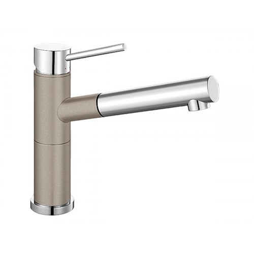 BLANCO Alta-S Compact Silgranit®Look Bateria kuchenna tartufo/chrom 517634