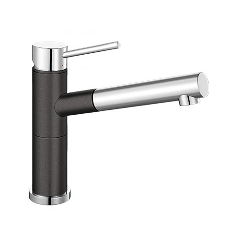 BLANCO Alta-S Compact Silgranit®Look Bateria kuchenna szarość skały/chrom 518809