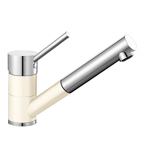 BLANCO ANTAS-S bateria kuchenna, ceramika magnolia/chrom 517648