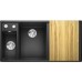 BLANCO Axia III 6 S InFino zlewozmywak Silgranit, Antracyt 524643