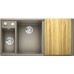 BLANCO Axia III 6 S InFino zlewozmywak Silgranit, tartufo 524650