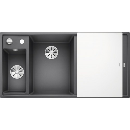 BLANCO Axia III 6 S InFino zlewozmywak Silgranit, Szarość skały 524654