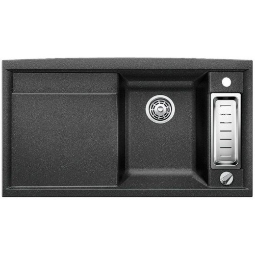 BLANCO Axia II 5 S-F Silgranit PuraDur Zlewozmywak prawy antracyt 516811