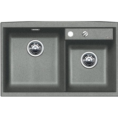 BLANCO Axia II 8 Silgranit®PuraDur®II Zlewozmywak alumetalik 516883