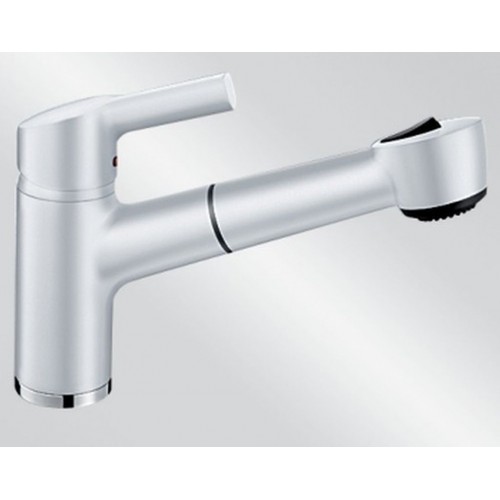 BLANCO Elipso-S II Silgranit-look bateria kuchenna bezciśniniowa, biała 514855