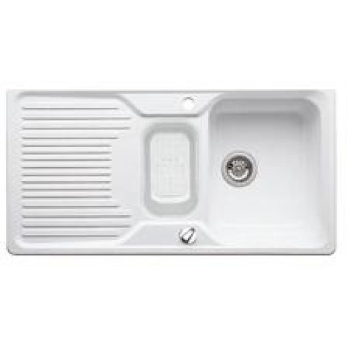 BLANCO Classic 6 S Silgranit®PuraDur® Zlewozmywak biały + wkładka szara, 509237