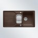 BLANCO Classic 6 S Silgranit®PuraDur®II Zlewozmywak kawowy + stalowa wkładka, 514984