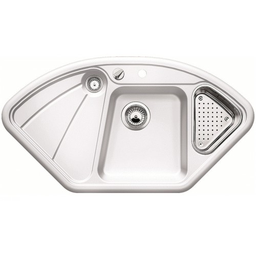 BLANCO Delta PuraPlus® Zlewozmywak ceramiczny biały mat 512277 BLANCO Delta PuraPlus® Zlewozmywak ceramiczny biały mat 512277