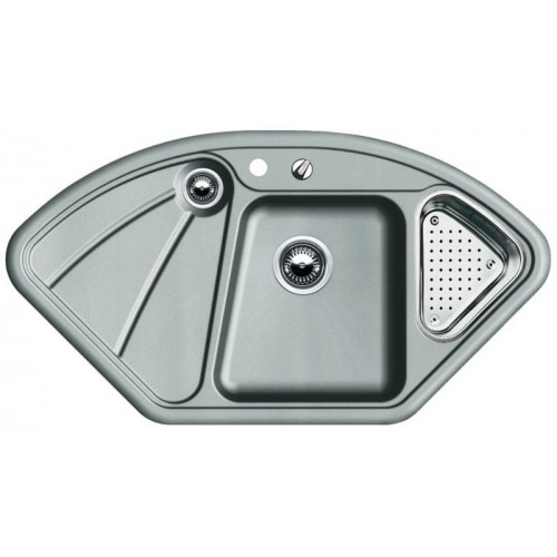 BLANCO Delta PuraPlus® Zlewozmywak ceramiczny szarość aluminium 512278 BLANCO Delta PuraPlus® Zlewozmywak ceramiczny szarość aluminium 512278