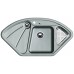 BLANCO Delta PuraPlus® Zlewozmywak ceramiczny szarość aluminium 512278