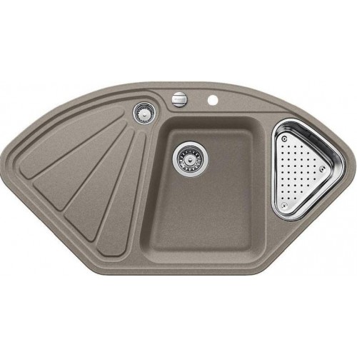 BLANCO Delta Silgranit®PuraDur®II Zlewozmywak tartufo 517325