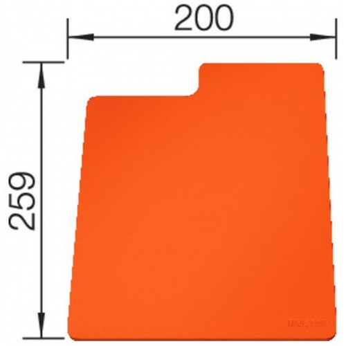 BLANCO Sity Pad Deska z tworzywa, orange 236719