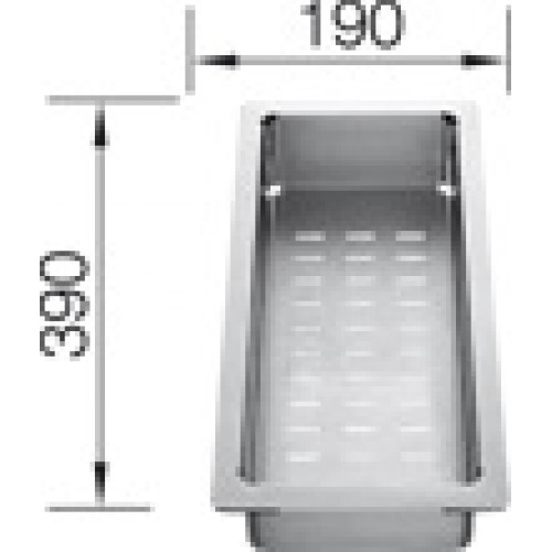 BLANCO Odsączarka stalowa do zlewozmywaku DIVON, 222900