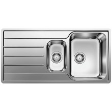 BLANCO LEMIS 6 S-IF stal szlachetna szczotkowana bez korka automatycznego 523032