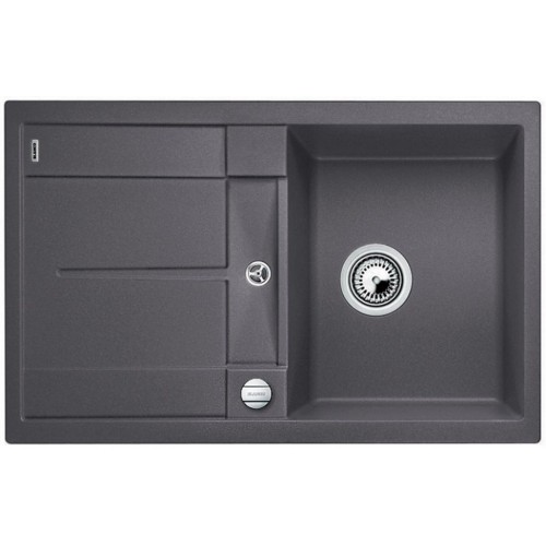 BLANCO Metra 45 S-F Silgranit z korkiem automatycznym, szarość skały 519086 BLANCO Metra 45 S-F Silgranit z korkiem automatycznym, szarość skały 519086