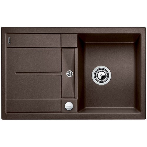 BLANCO Metra 45 S-F Silgranit z korkiem automatycznym, kawa 519088