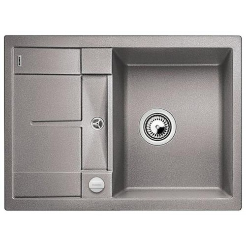 BLANCO METRA 45 S Compact Silgranit z korkiem automatycznym, alumetalik 519574 BLANCO METRA 45 S Compact Silgranit z korkiem automatycznym, alumetalik 519574