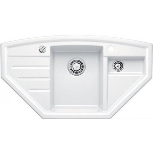 BLANCO Prion 9 E PuraPlus® Zlewozmywak ceramiczny biały połysk 514812