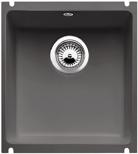 BLANCO SUBLINE 375-U zlewozmywak ceramiczny bazaltowy z korkiem automatycznym 516974