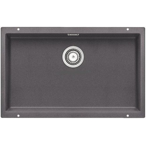 BLANCO Subline 700-U Silgranit®PuraDur®II Zlewozmywak szarość skały z korkiem aut. 518968