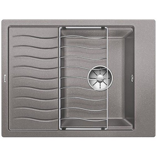 BLANCO ELON 45 S Silgranit InFino zlewozmywak, Alumetalik 524826