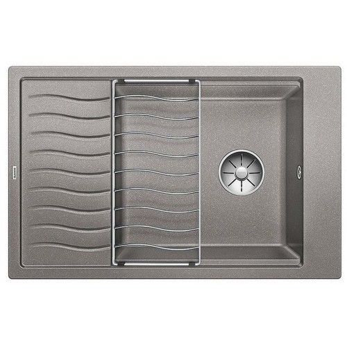 BLANCO ELON XL 6 S Silgranit zlewozmywak PuraDur InFino, Alumetalik 524846
