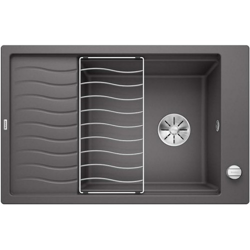 BLANCO ELON XL 6 S Zlewozmywak Silgranit PuraDur, InFino, Szarość skały 524835